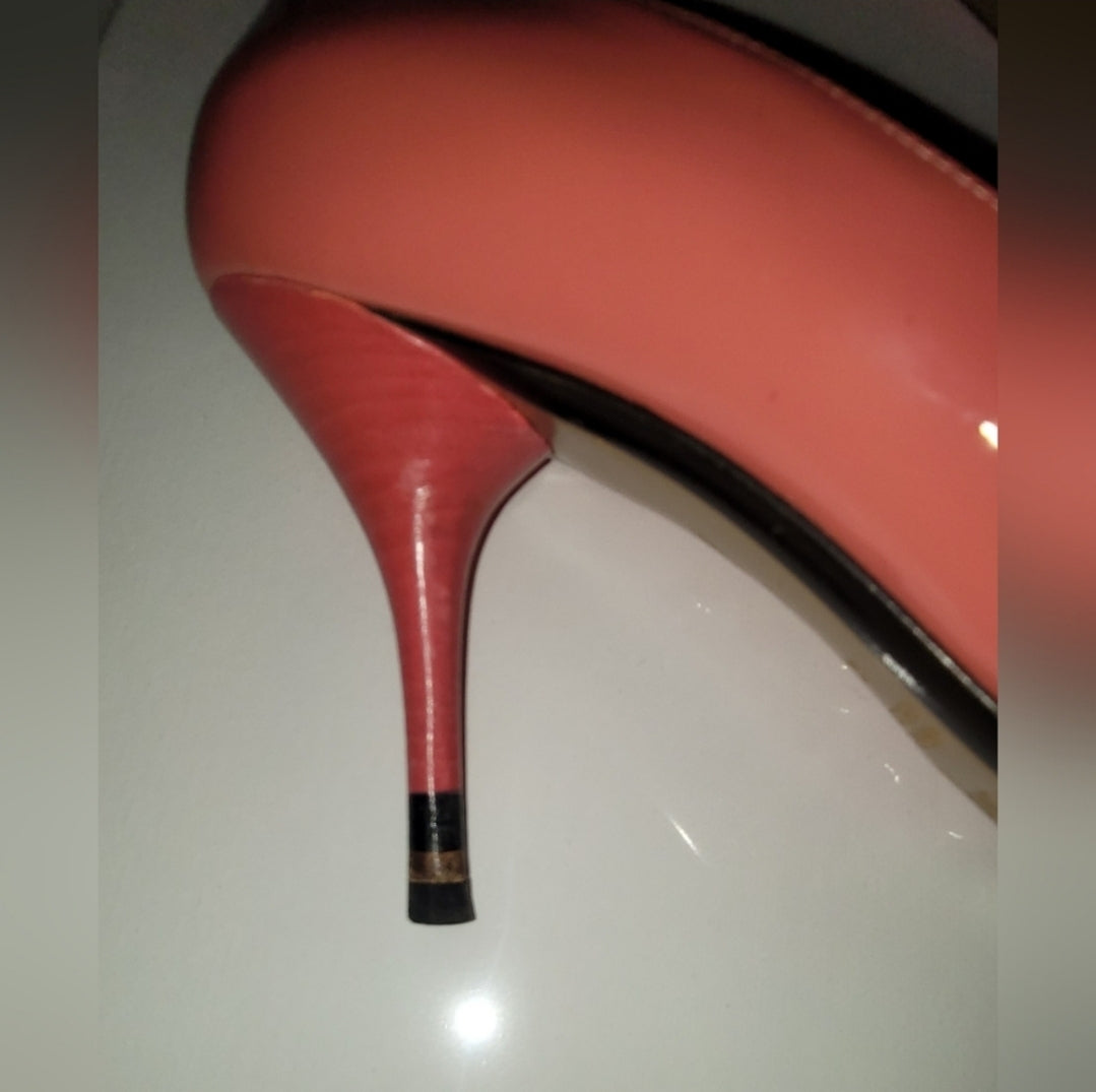 Authentic FENDI Glossy Patent Leather Heels